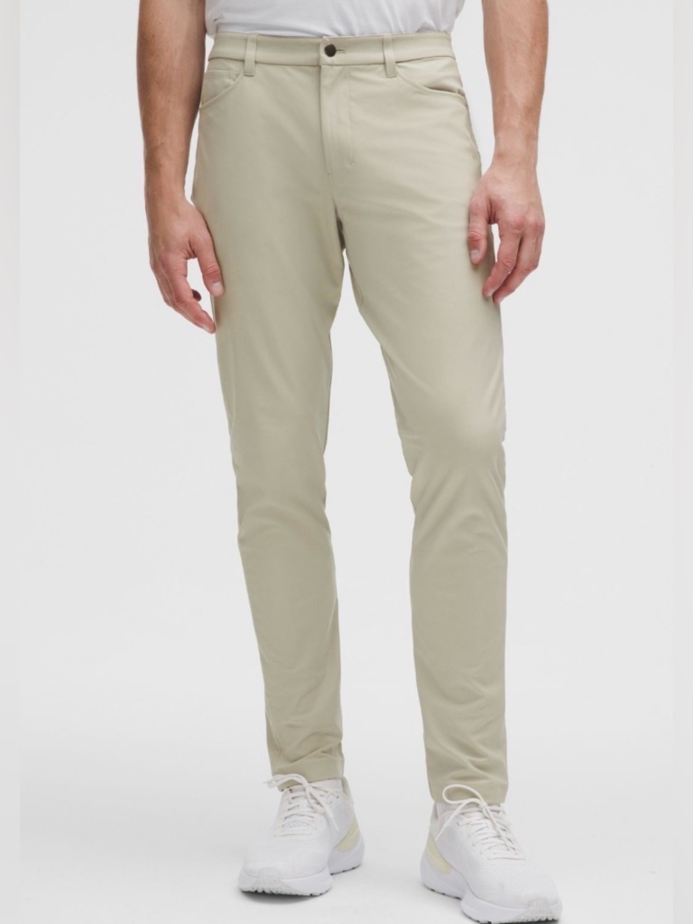 lululemon athletica Men's Slim Chinos in Light Beige